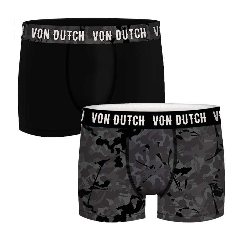 2er Pack Von Dutch Basic Boxer Boxershorts Herren Unterwäsche VD1BCX2CAM von Von Dutch