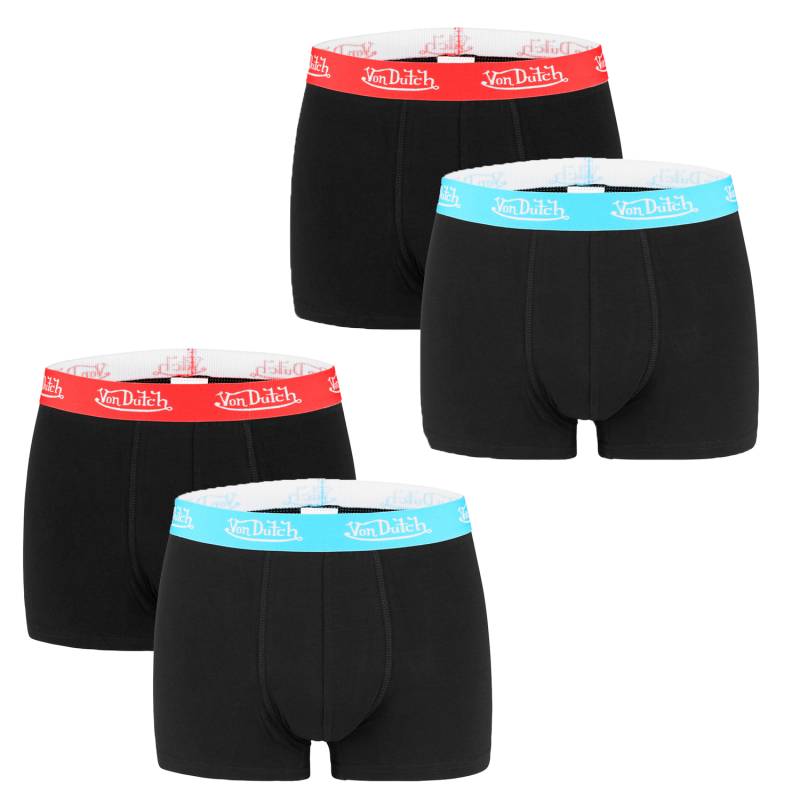 4er Pack Von Dutch Basic Boxer Boxershorts Herren Unterwäsche von Von Dutch