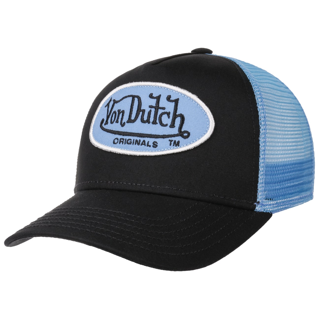 Boston Oval Patch Trucker Cap by Von Dutch von Von Dutch