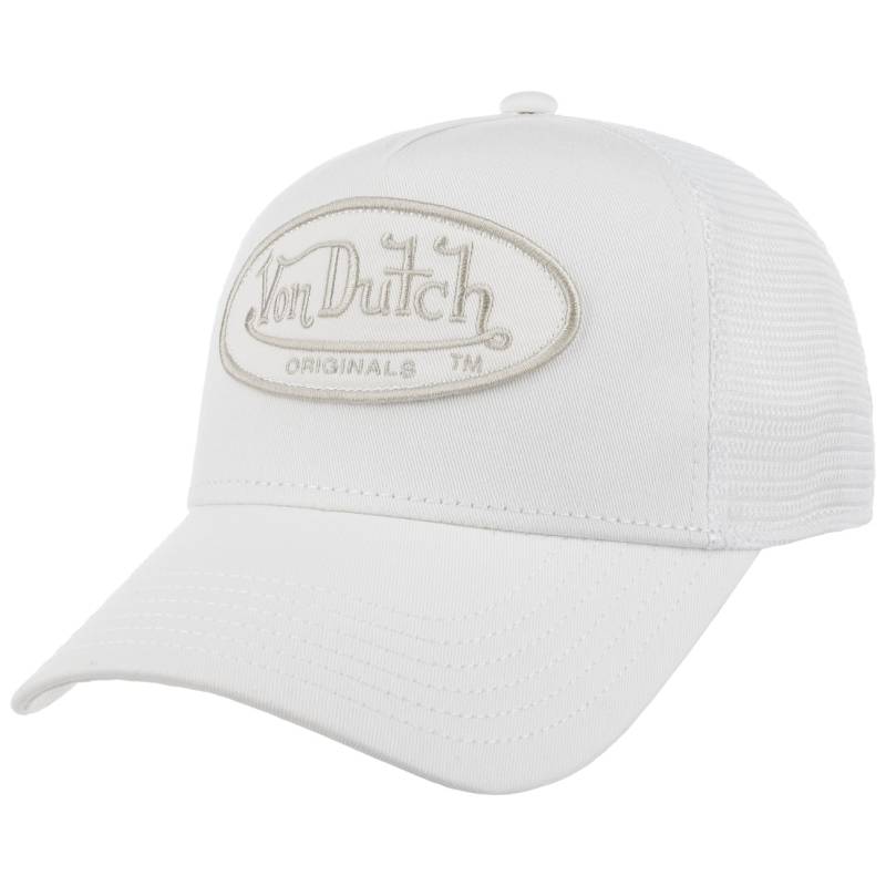 Boston Oval Patch Trucker Cap by Von Dutch von Von Dutch