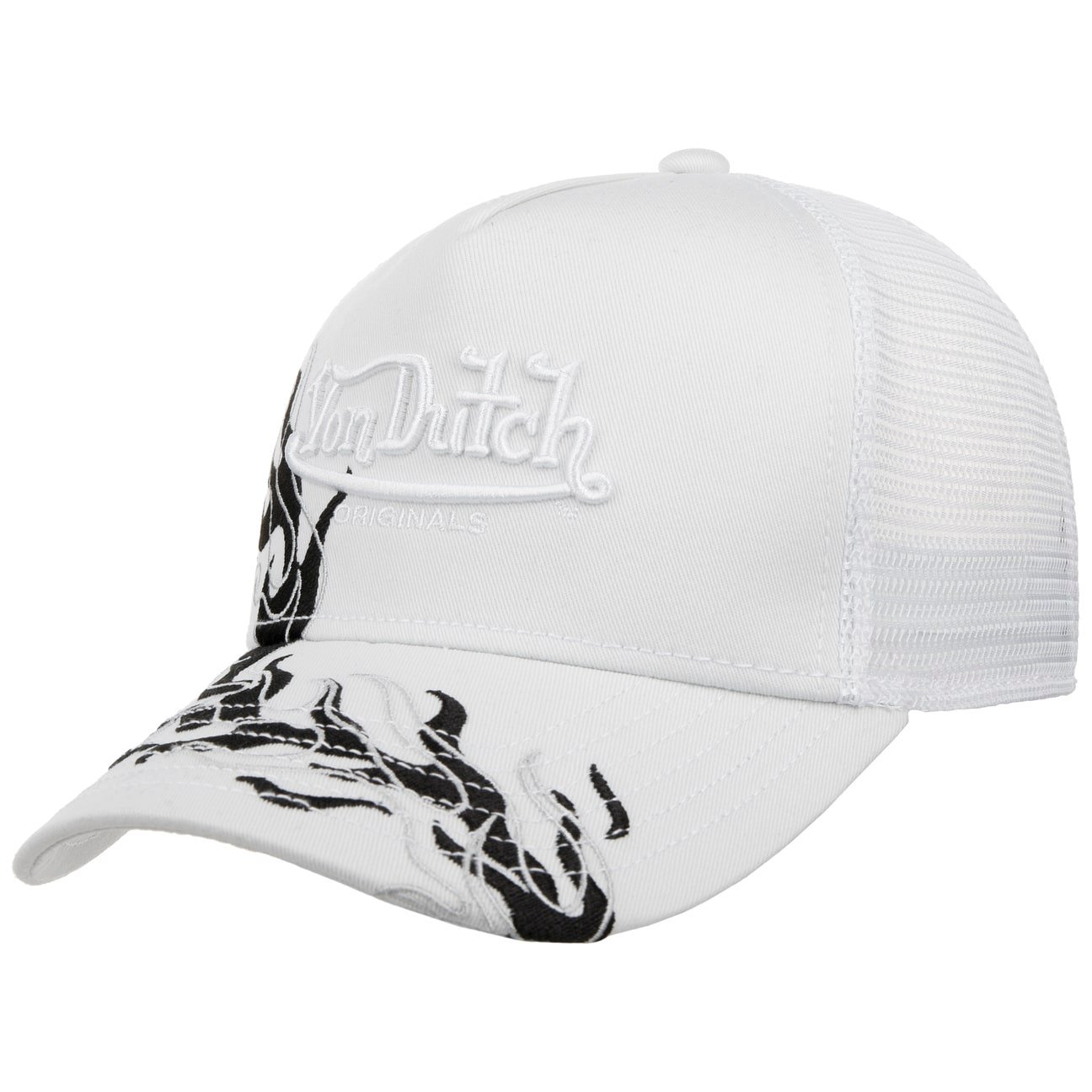 Flame Visor Trucker Cap by Von Dutch Flame Visor Trucker Cap by Von Dutch von Von Dutch
