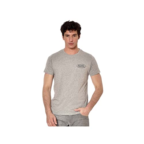 Tshirt Herren 100% Baumwolle, T Shirt Herren, Natürlich, Ultraweich, Grau, M von Von Dutch