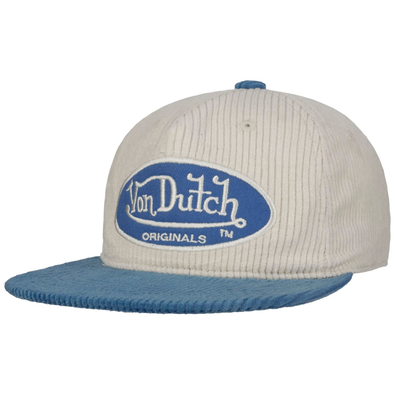 Utica Cord Oval Patch Cap by Von Dutch von Von Dutch