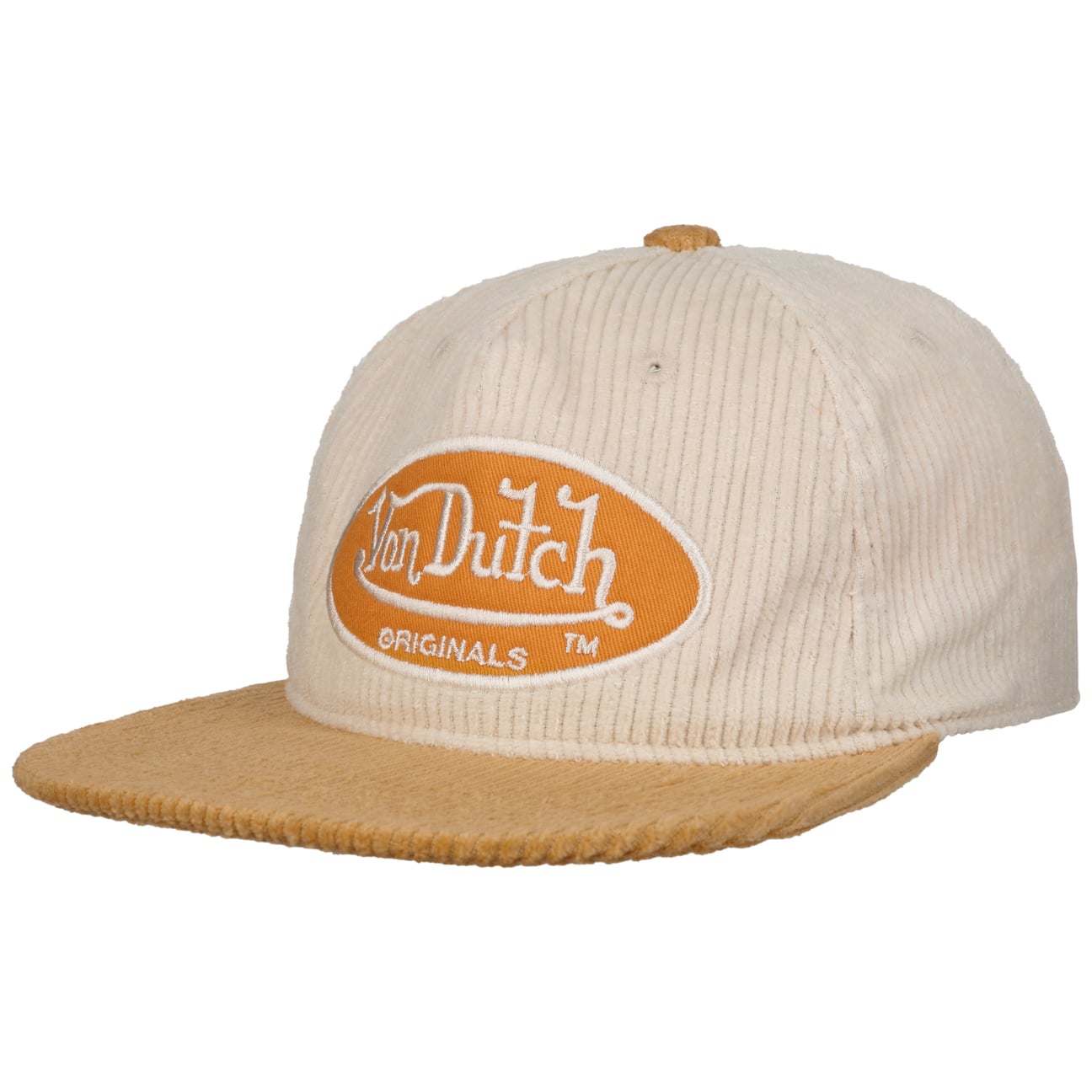 Utica Cord Oval Patch Cap by Von Dutch von Von Dutch