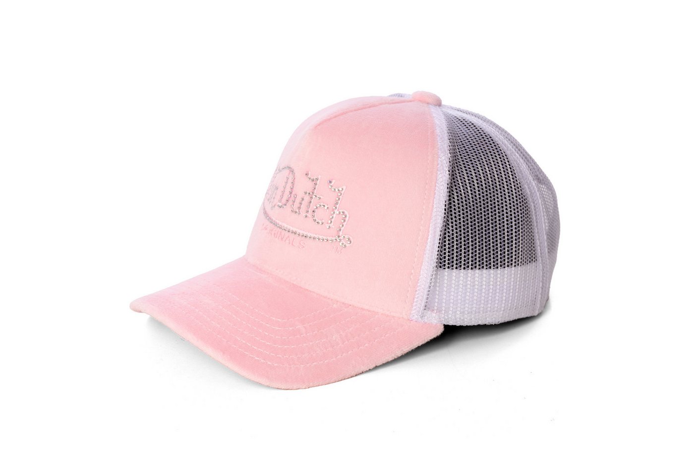 Von Dutch Baseball Cap Cap Von Dutch Miami Trucker Velvet, F ltpink/wht (1-St) von Von Dutch