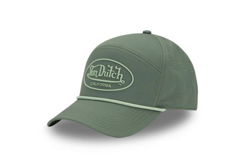 Von Dutch Baseball Cap Von Dutch Originals 6 Panel Cap - California - Rubber / Print (Basecap, 6 Panel Cap, Basecap) Luftlöcher von Von Dutch