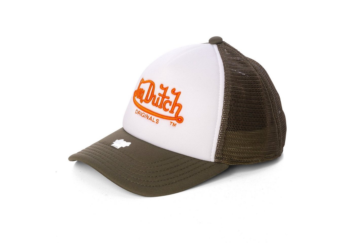 Von Dutch Baseball Cap Von Dutch Trucker Atlanta Snapback Cap grey orange von Von Dutch