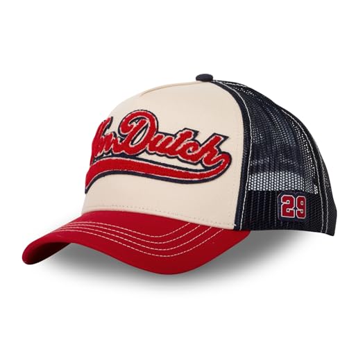 Von Dutch Baseballkappe für Damen und Herren, Trucker-Kappe, verstellbar, mit Snapback, Blau, Rot, Beige, Größe TU, beige, Einheitsgröße Von Dutch Baseballkappe für Damen und Herren, Trucker-Kappe, verstellbar, mit Snapback, Blau, Rot, Beige, Größe TU, beige, Einheitsgröße von Von Dutch