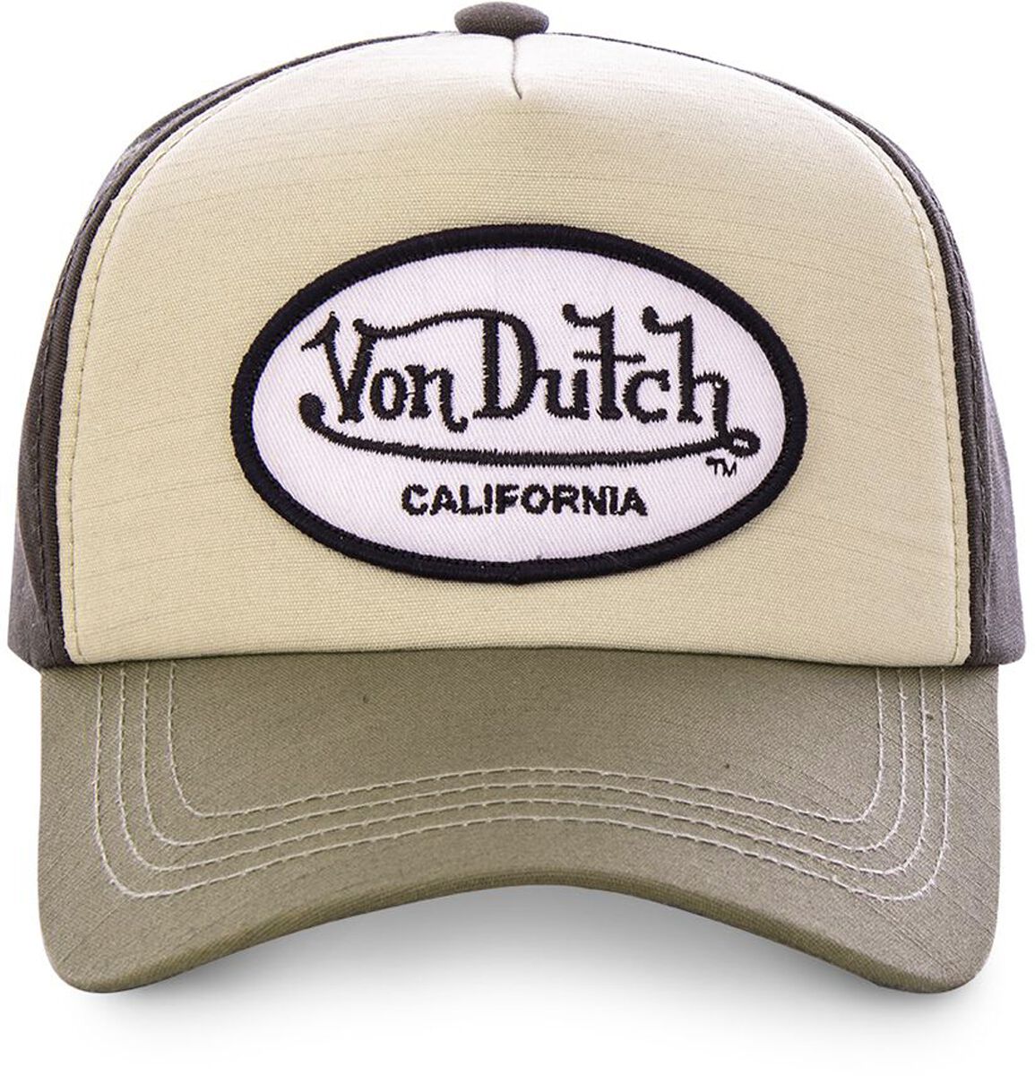 Von Dutch CASQUETTE BASEBALL, VON DUTCH Cap braun beige von Von Dutch