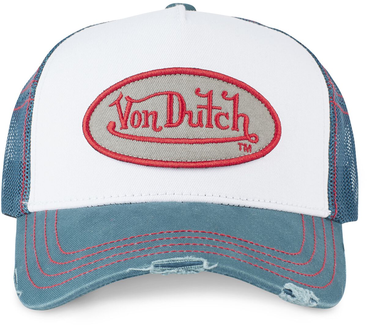 Von Dutch CASQUETTE FEMME VON DUTCH TRUCKER AVEC FILET Cap blau weiß von Von Dutch