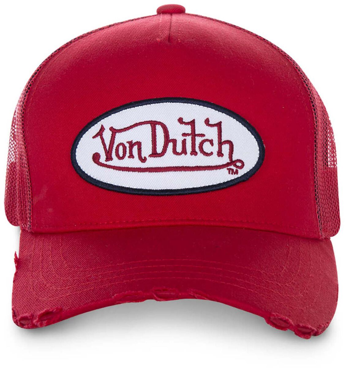 Von Dutch CASQUETTE VON DUTCH, BASEBALL AVEC FILET Cap rot von Von Dutch