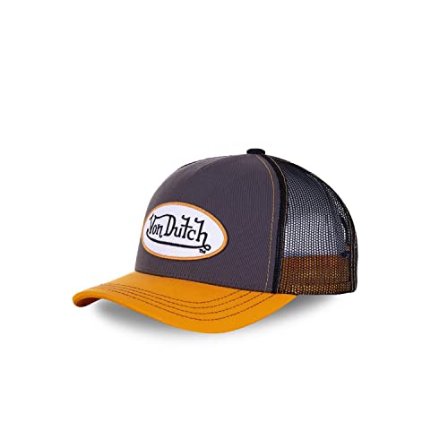 Tracker Kappe Herren Langlebig, Cap Herren, Bequem, Anti-Reizung, Grau/Orange, Einheitsgröße Tracker Kappe Herren Langlebig, Cap Herren, Bequem, Anti-Reizung, Grau/Orange, Einheitsgröße von Von Dutch