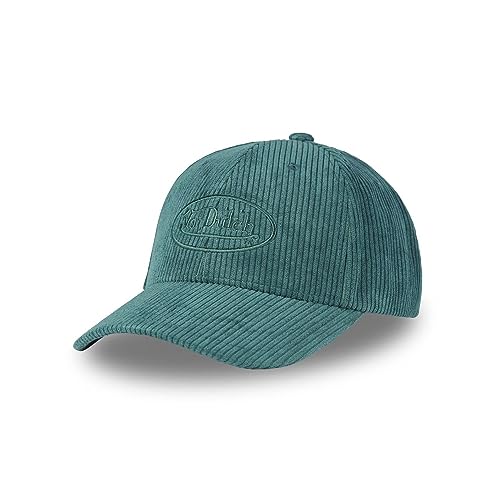 Von Dutch Cap Herren & Damen, 100% Baumwolle, Cord, grün, Einheitsgröße von Von Dutch