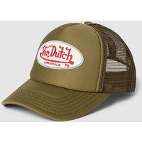 Von Dutch Cap mit Label-Patch Modell 'TAMPA' in Khaki, Größe 1 von Von Dutch