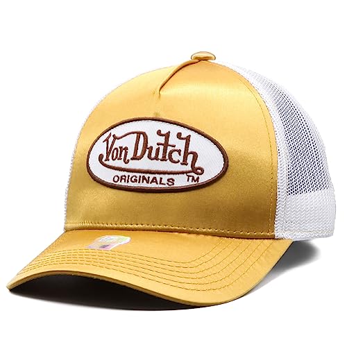 Von Dutch Cary Trucker Cap Basecap Baseballcap Truckercap Meshcap (One Size - Hellbraun) von Von Dutch