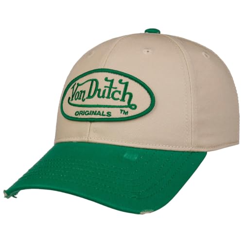 Von Dutch DB Denver Dad Cap Basecap Baseballcap Curved Brim (One Size - beige-grün) von Von Dutch