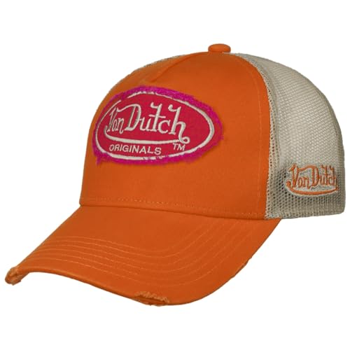 Von Dutch Kalmar Trucker Cap Basecap Baseballcap Truckercap Meshcap (One Size - orange) von Von Dutch