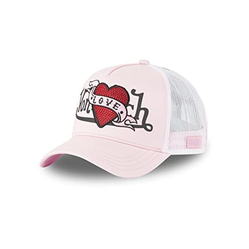 Von Dutch Kappe für Damen und Herren, Trucker-Kappe, verstellbar, Rosa, One size von Von Dutch