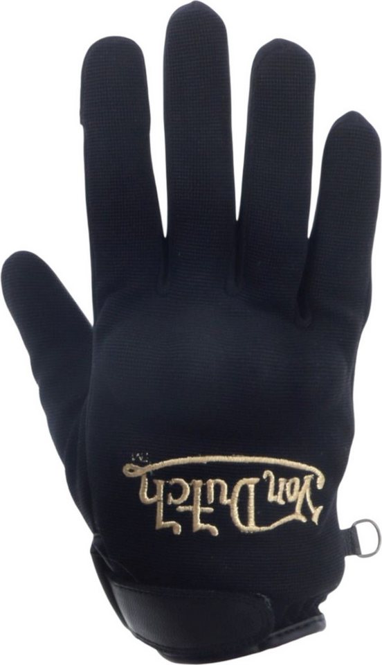 Von Dutch Motorradhandschuhe Von Dutch X Helstons Silver Motorradhandschuhe kurze Stulpe,Touchscreenbedienung möglich von Von Dutch