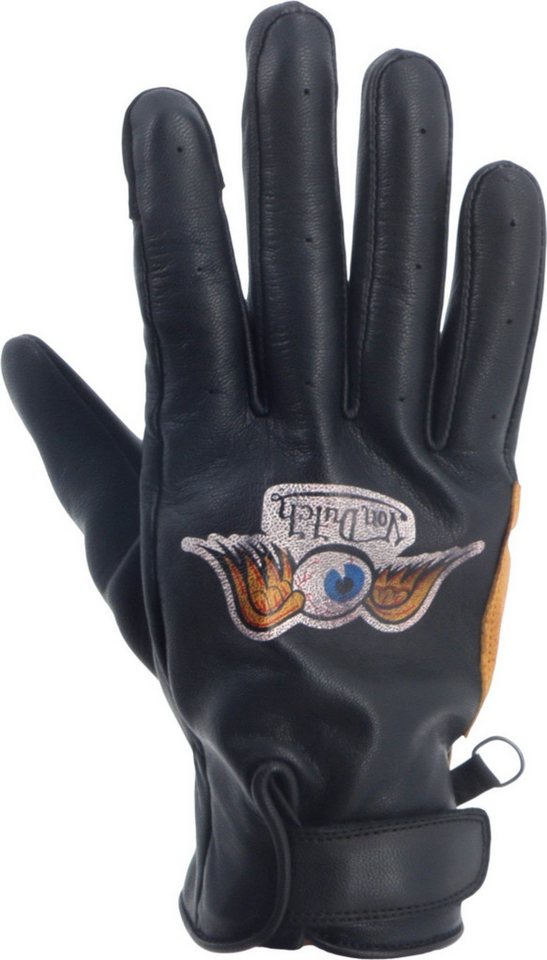 Von Dutch Motorradhandschuhe Von Dutch X Helstons Vision perforierte Motorrad Handschuhe perforiert,kurze Stulpe,Touchscreenbedienung möglich von Von Dutch