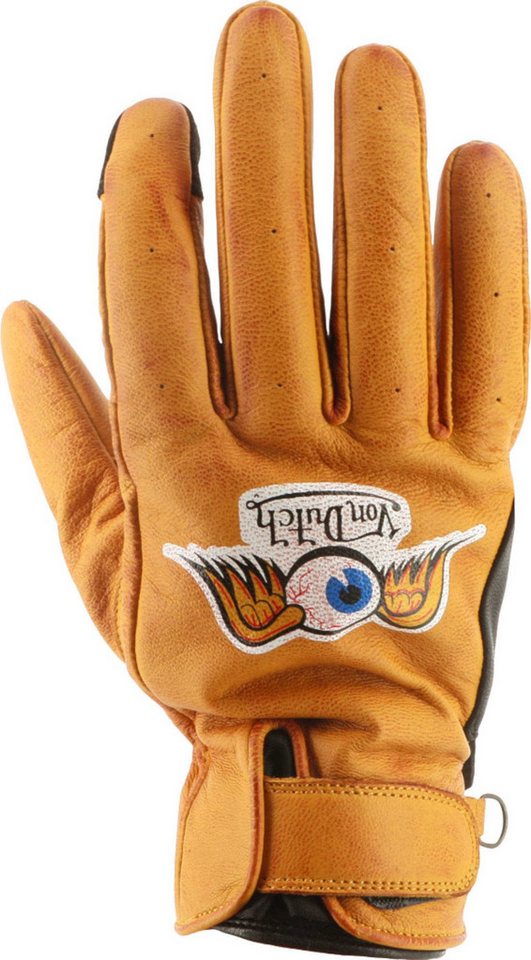 Von Dutch Motorradhandschuhe Von Dutch X Helstons Vision perforierte Motorrad Handschuhe perforiert,kurze Stulpe,Touchscreenbedienung möglich von Von Dutch