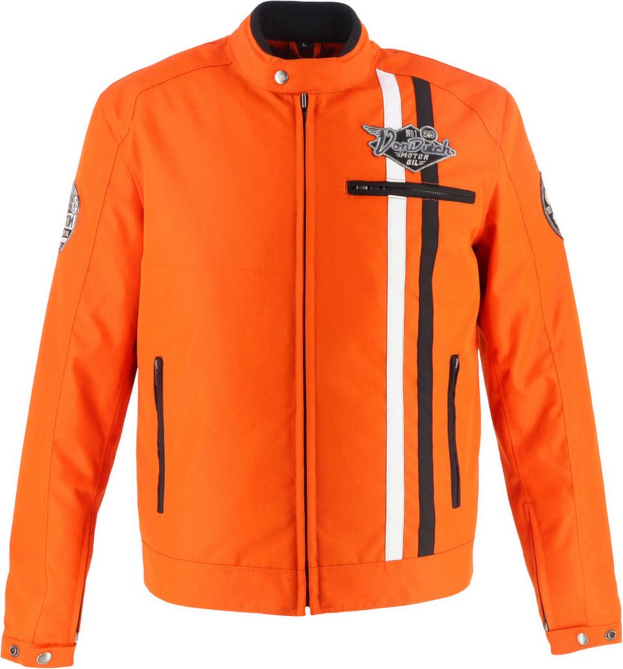 Von Dutch Motorradjacke Von Dutch X Helstons Speed Racer Motorrad Textiljacke Rückenprotektor enthalten,Ellenbogenprotektoren enthalten,Schulte von Von Dutch