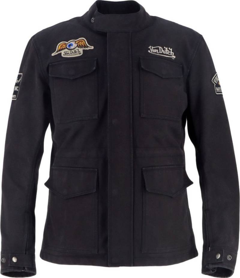 Von Dutch Motorradjacke Von Dutch X Helstons Warrior Motorrad Textiljacke Rückenprotektor enthalten,Ellenbogenprotektoren enthalten,Schulte von Von Dutch