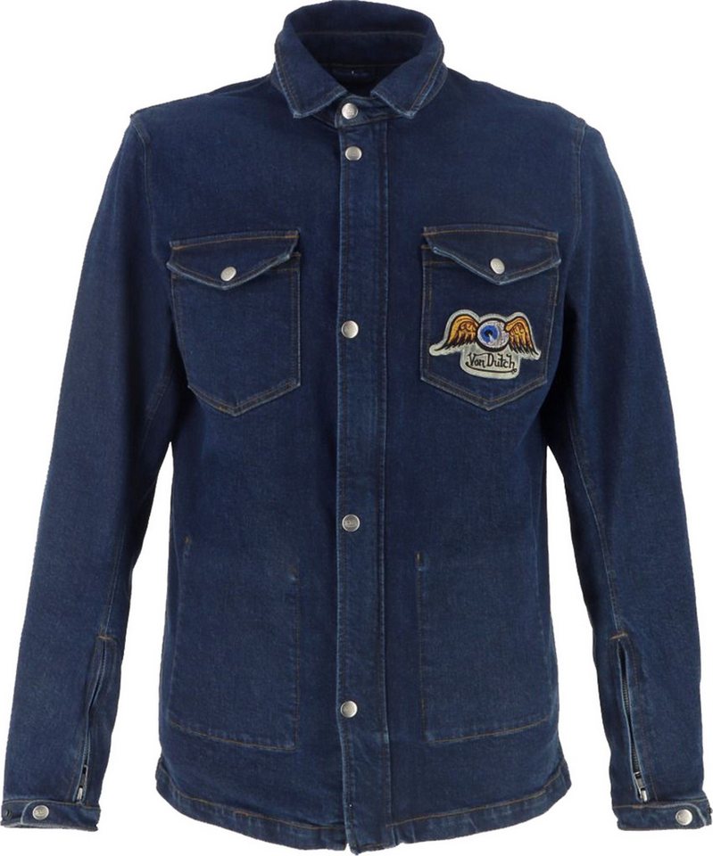 Von Dutch Motorradjacke x Helstons Captain Motorrad Hemd Rückenprotektor enthalten,Brustprotektor enthalten,Ellenbogenprot von Von Dutch