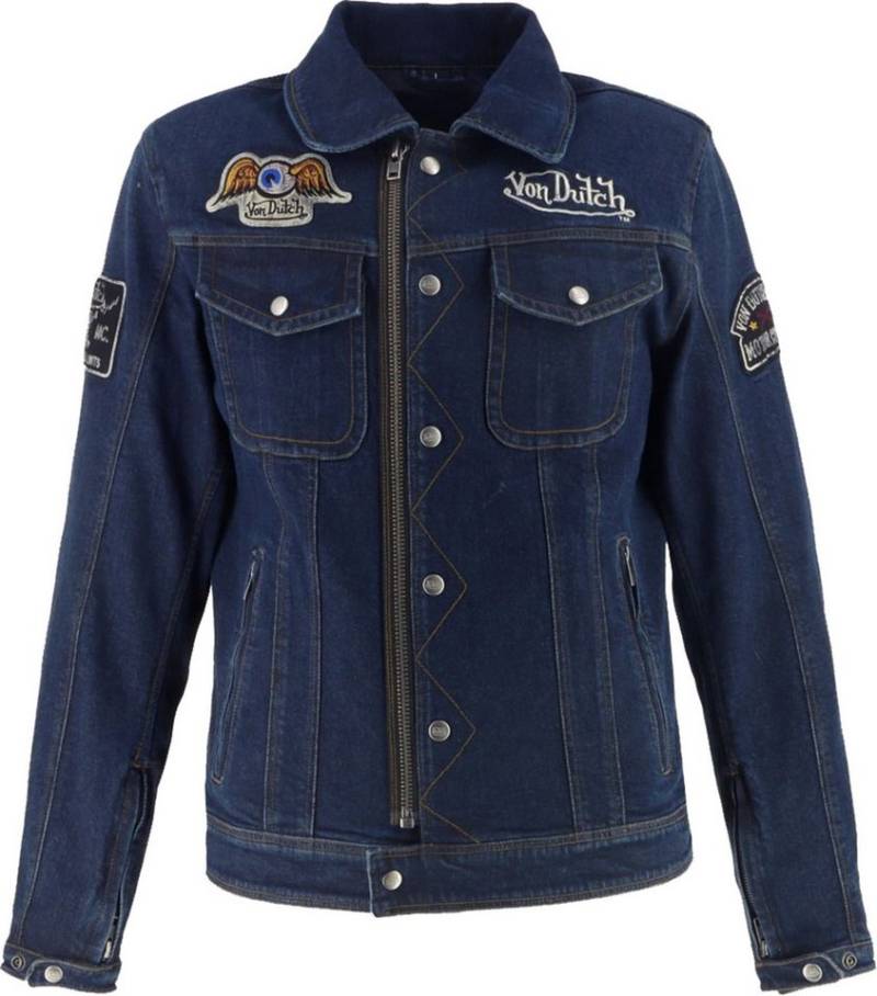Von Dutch Motorradjacke x Helstons Westy Motorrad Textiljacke Rückenprotektor enthalten,Brustprotektor enthalten,Ellenbogenprot von Von Dutch