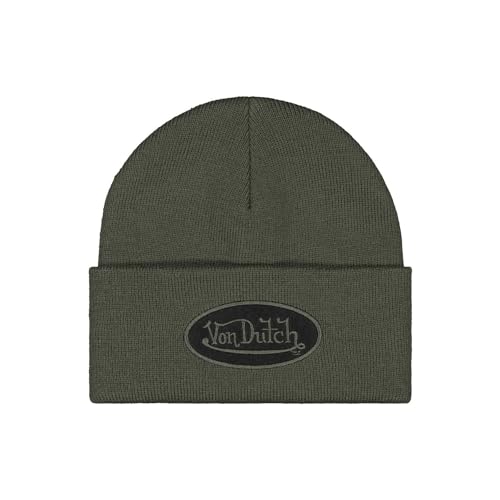 Von Dutch Mütze aus Wolle, grün, One size von Von Dutch