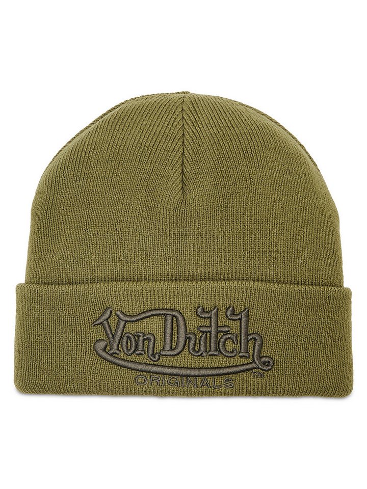 Von Dutch Strickmütze Mütze Flint 7050115 Khaki von Von Dutch