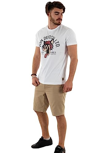 Von Dutch T-Shirt Cat White, weiß, L von Von Dutch