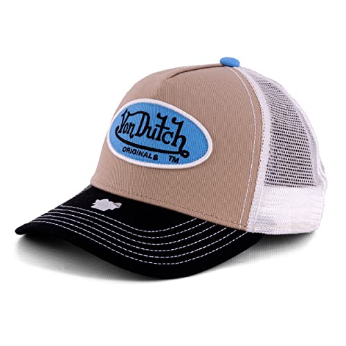 Von Dutch Trucker Boston Snapback Cap Sand/White, Einheitsgröße von Von Dutch