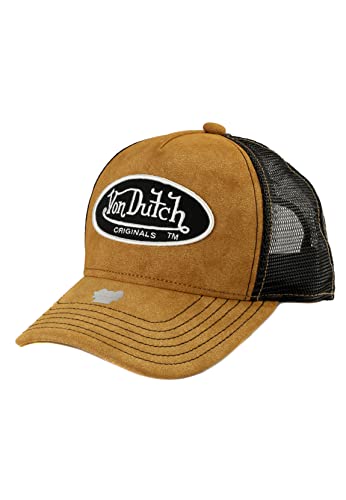 Von Dutch Trucker Cap Boston Brown Black Braun Schwarz, Size:OneSize von Von Dutch
