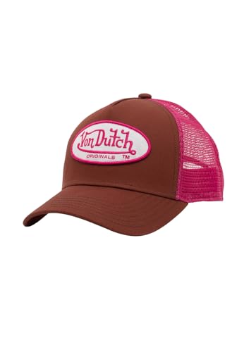 Von Dutch Trucker Cap Boston Brown Pink Braun, Size:OneSize von Von Dutch