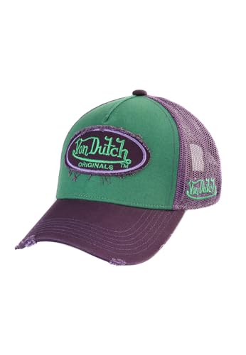 Von Dutch Trucker Cap Kalmar Green Violet Grün Lila, Size:OneSize von Von Dutch