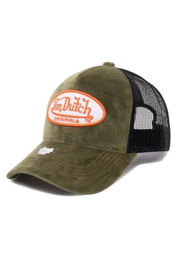 Von Dutch Trucker Cap Kent Khaki Black Grün Schwarz, Size:OneSize von Von Dutch