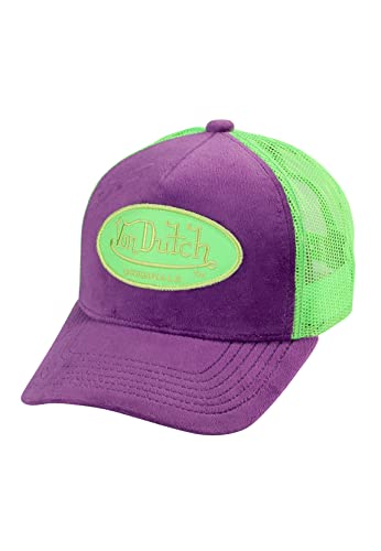 Von Dutch Trucker Cap Kent Violet Green Lila Grün, Size:OneSize von Von Dutch