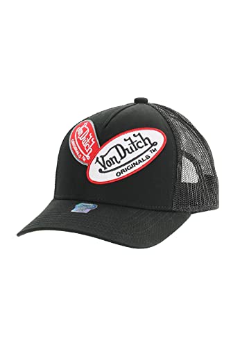 Von Dutch Trucker Cap Russel Black Black Schwarz, Size:OneSize von Von Dutch