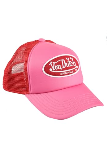 Von Dutch Trucker Cap Tampa Pink Red, Size:OneSize von Von Dutch