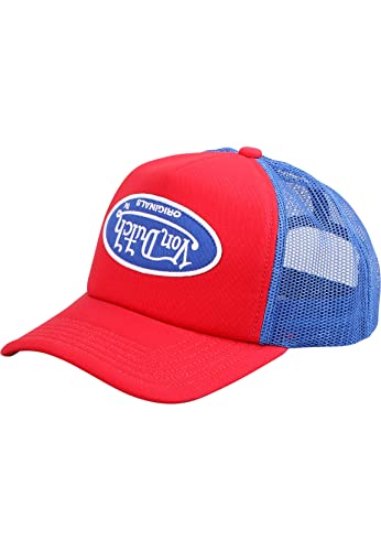 Von Dutch Trucker Cap Trucker Red Blue Rot, Size:OneSize von Von Dutch