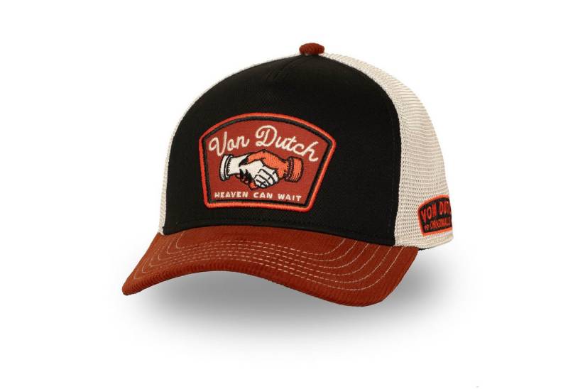 Von Dutch Trucker Cap Von Dutch Originals Semi-Curved Trucker Cap - DEVIL Rust (Basecap, Meshcap, Trucker Kappe) von Von Dutch