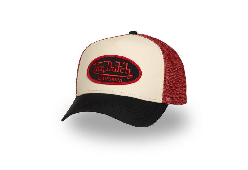 Von Dutch Trucker Cap Von Dutch Originals Trucker Cap - 3-COLOR Poly Baseball Mesh Creme (Basecap, Meshcap, Trucker Kappe) von Von Dutch