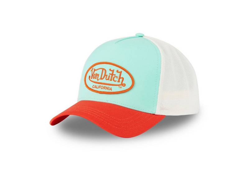 Von Dutch Trucker Cap Von Dutch Originals Trucker Cap 3COLOR Poly Baseball Mesh Orange/White (Basecap, Meshcap, Trucker Kappe) von Von Dutch