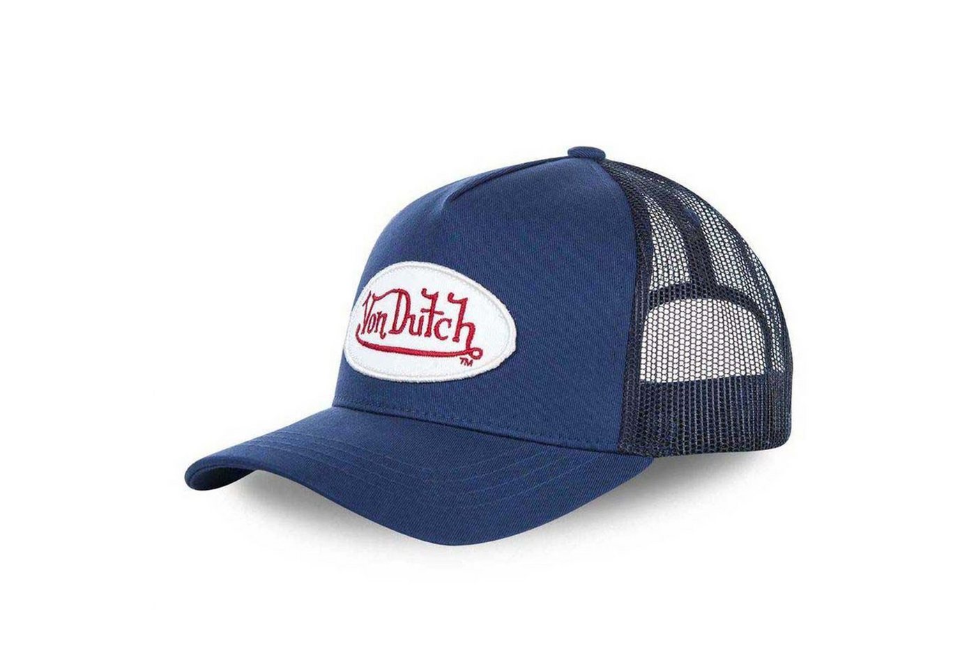 Von Dutch Trucker Cap Von Dutch Originals Trucker Cap - BASIC Baseball Mesh Marine (Basecap, Meshcap, Trucker Kappe) von Von Dutch