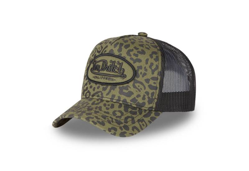 Von Dutch Trucker Cap Von Dutch Originals Trucker Cap - CALIFORNIA Leopard Khaki (Basecap, Meshcap, Trucker Kappe) von Von Dutch