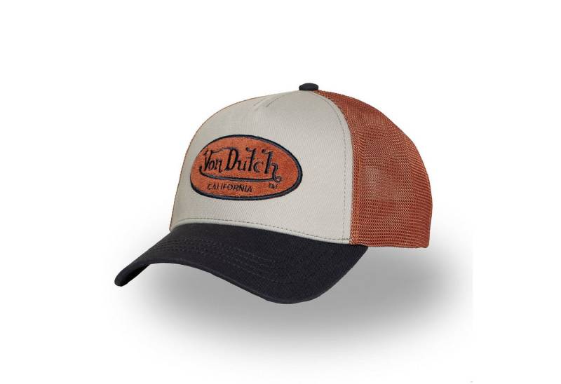 Von Dutch Trucker Cap Von Dutch Originals Trucker Cap - CALIFORNIA TERRY PATCH Mesh Brown (Basecap, Meshcap, Trucker Kappe) von Von Dutch