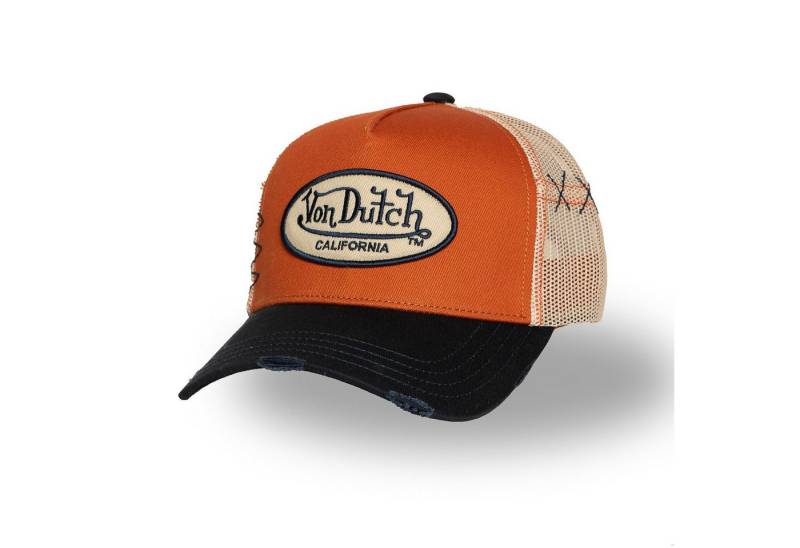 Von Dutch Trucker Cap Von Dutch Originals Trucker Cap - CALIFORNIA TWILL Used Effect (Basecap, Meshcap, Trucker Kappe) Used-Look von Von Dutch