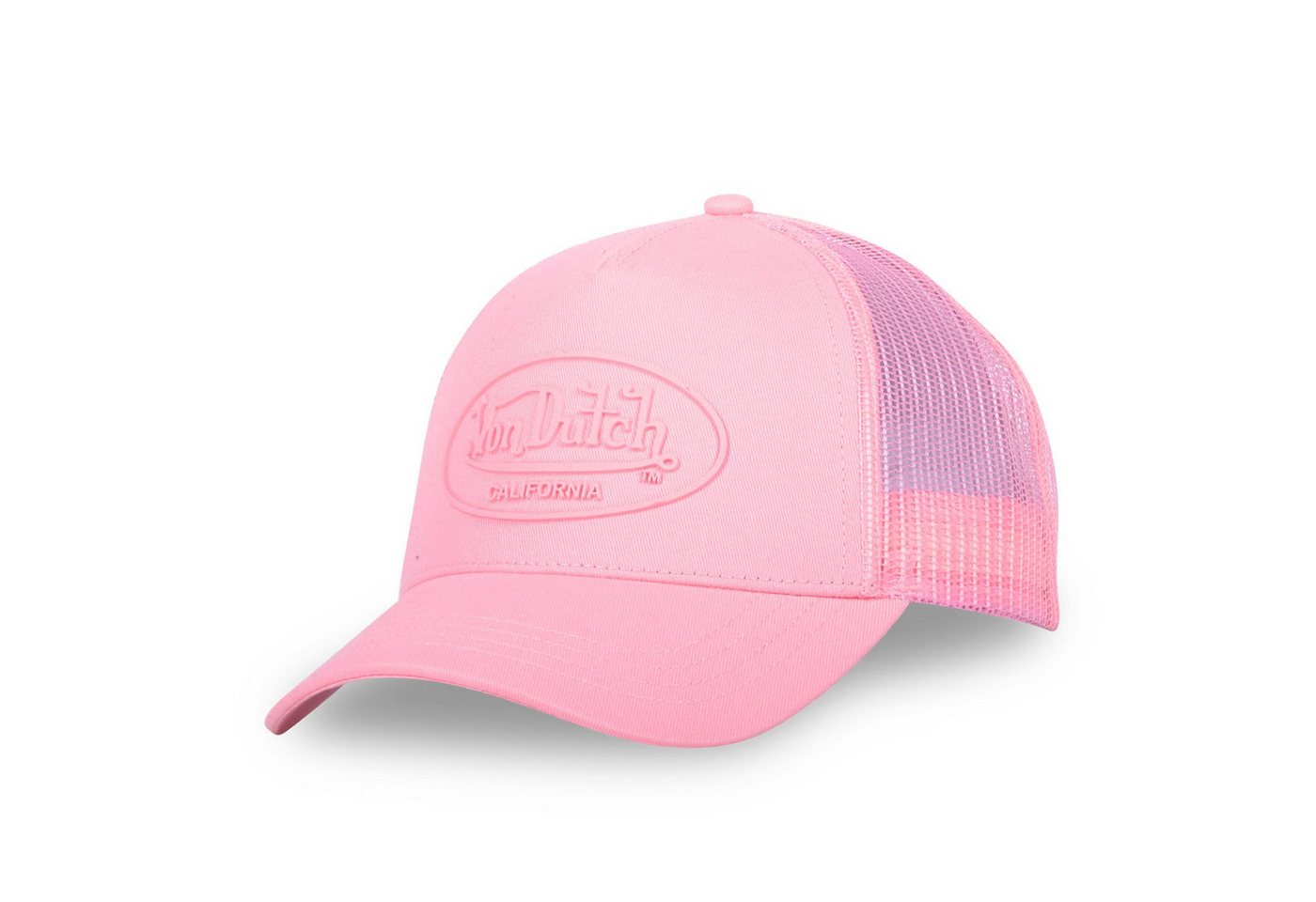 Von Dutch Trucker Cap Von Dutch Originals Trucker Cap - CALIFORNIA Twill Rubber T/T (Basecap, Meshcap, Trucker Kappe) von Von Dutch