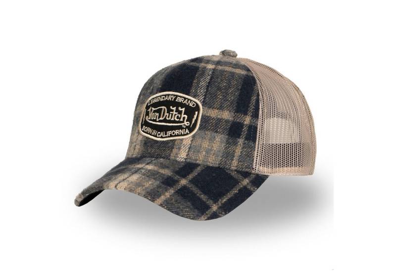 Von Dutch Trucker Cap Von Dutch Originals Trucker Cap - Check Pattern - Flannel Mesh (Basecap, Meshcap, Trucker Kappe) von Von Dutch